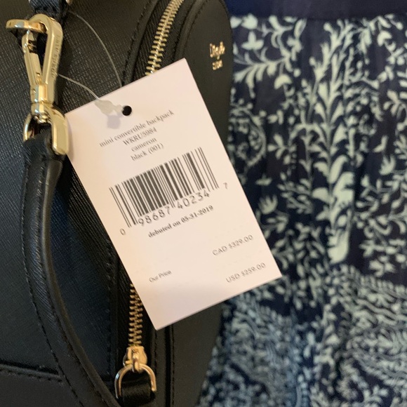 KATE SPADE MINI CONVERTIBLE BACKPACK CROSSBODY - Picture 7 of 8